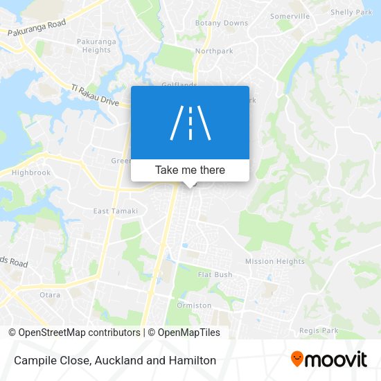 Campile Close map