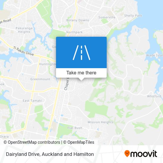 Dairyland Drive map