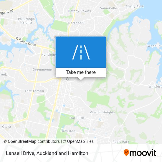 Lansell Drive map