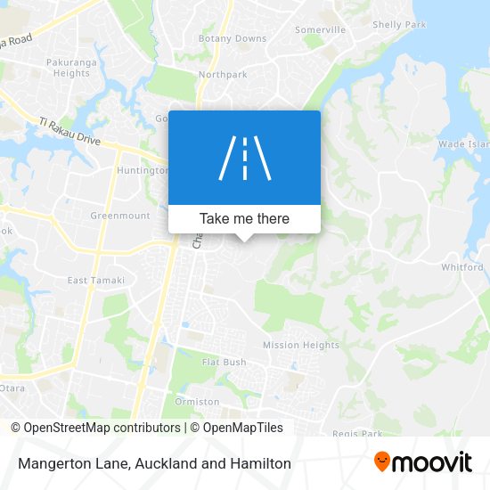 Mangerton Lane map