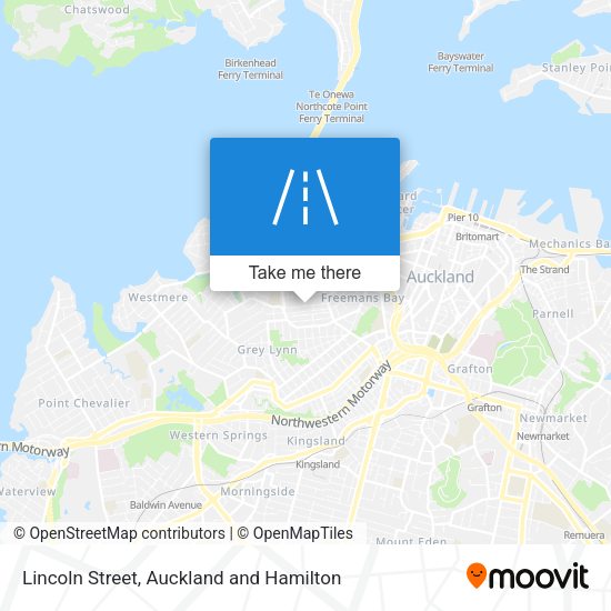 Lincoln Street map