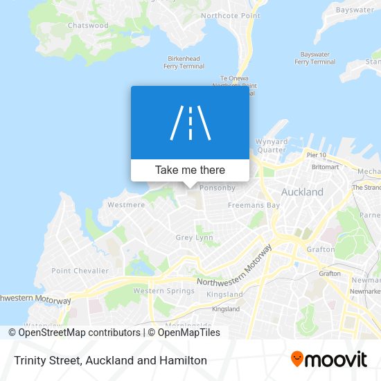 Trinity Street map
