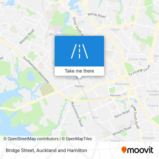 Bridge Street map
