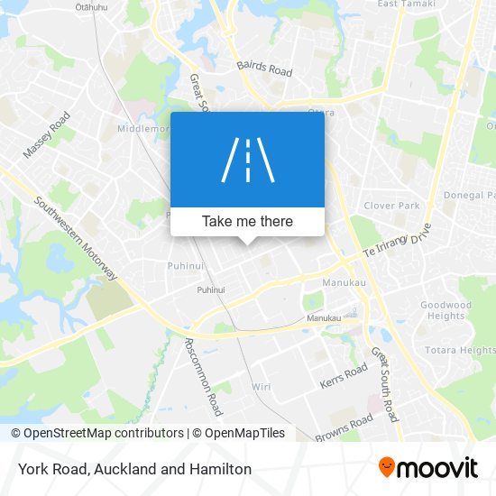 York Road map