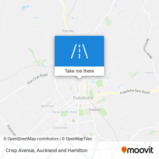Crisp Avenue map