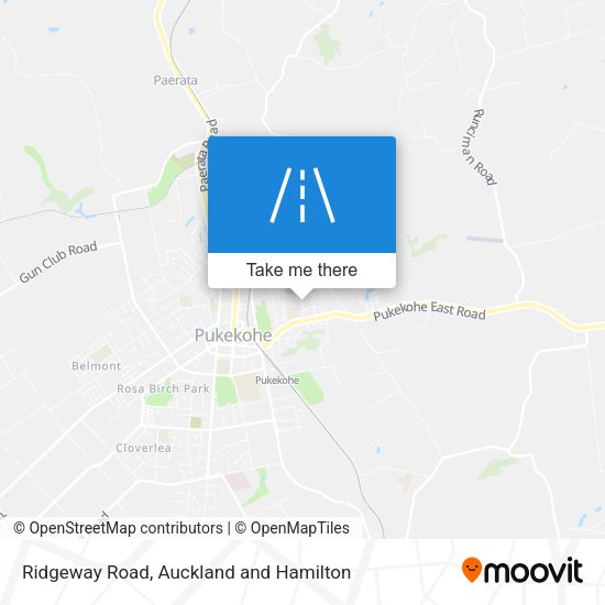 Ridgeway Road map