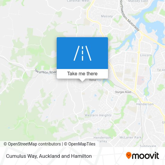 Cumulus Way map