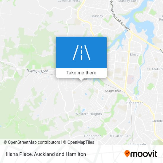Illana Place map