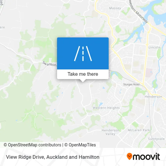 View Ridge Drive map