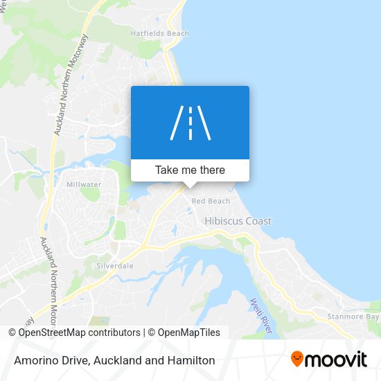 Amorino Drive map