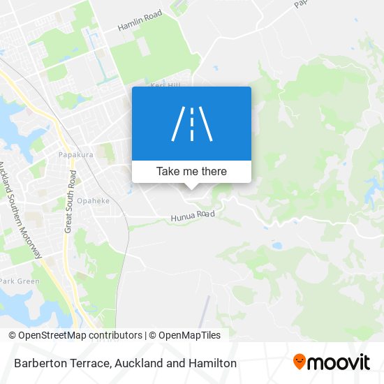 Barberton Terrace map