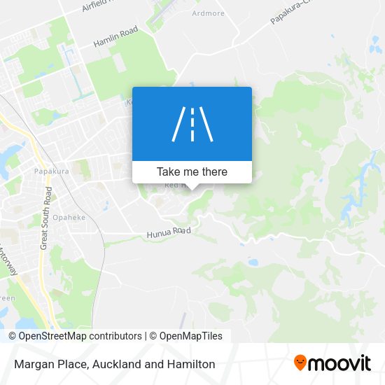 Margan Place map