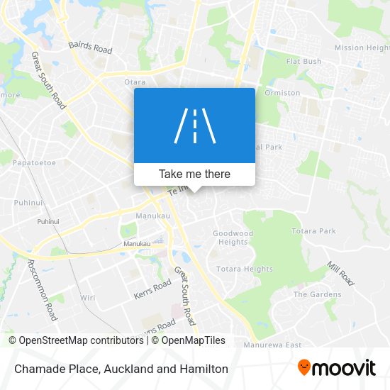 Chamade Place map