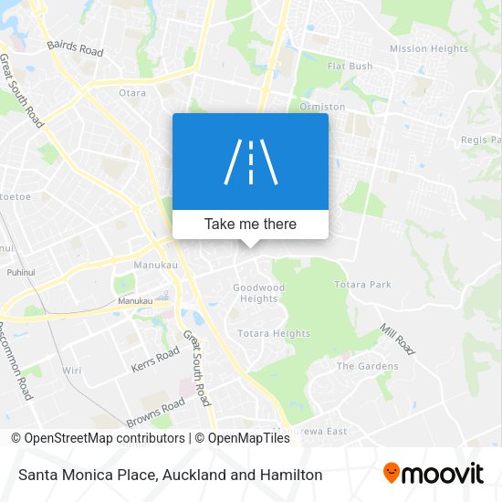 Santa Monica Place map