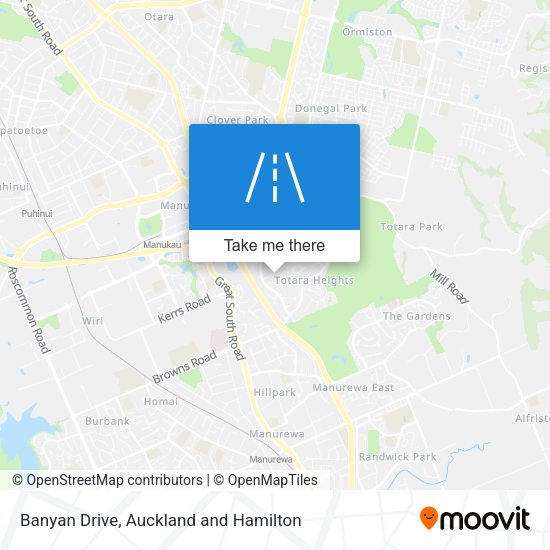 Banyan Drive map