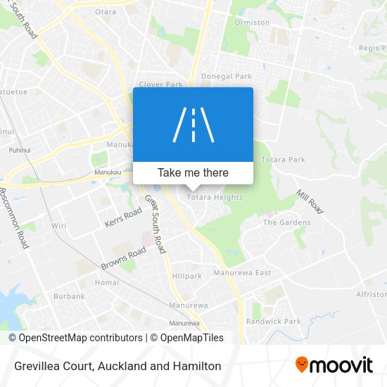 Grevillea Court map