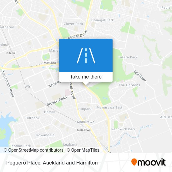 Peguero Place map