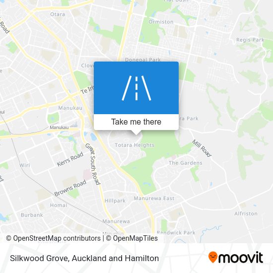 Silkwood Grove map