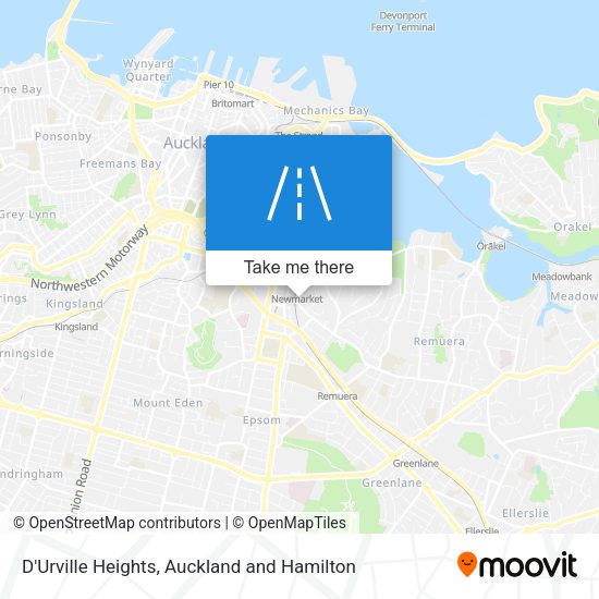 D'Urville Heights map