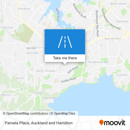 Pamela Place map