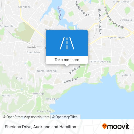 Sheridan Drive map