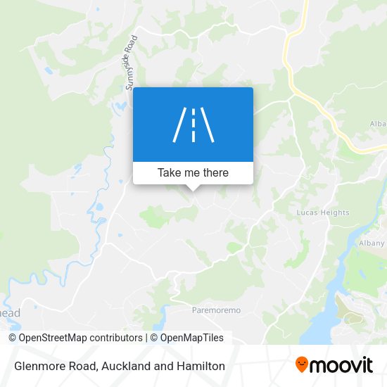 Glenmore Road map