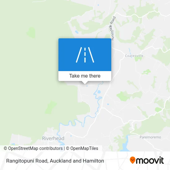 Rangitopuni Road map