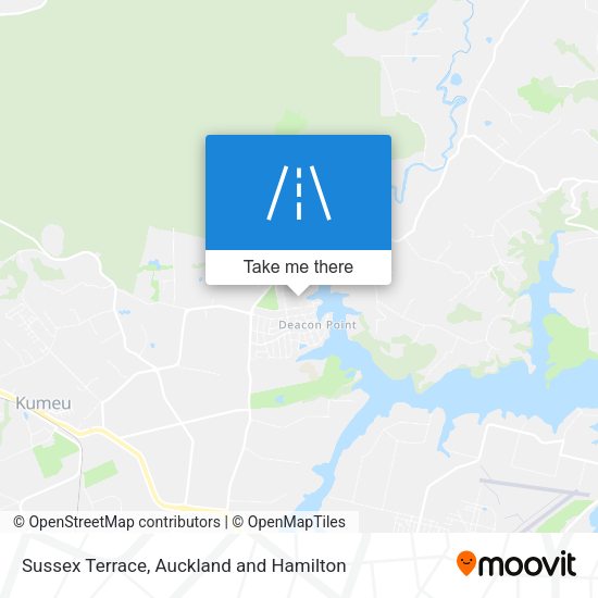 Sussex Terrace map