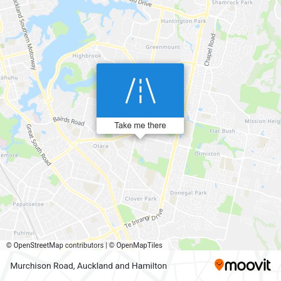 Murchison Road map