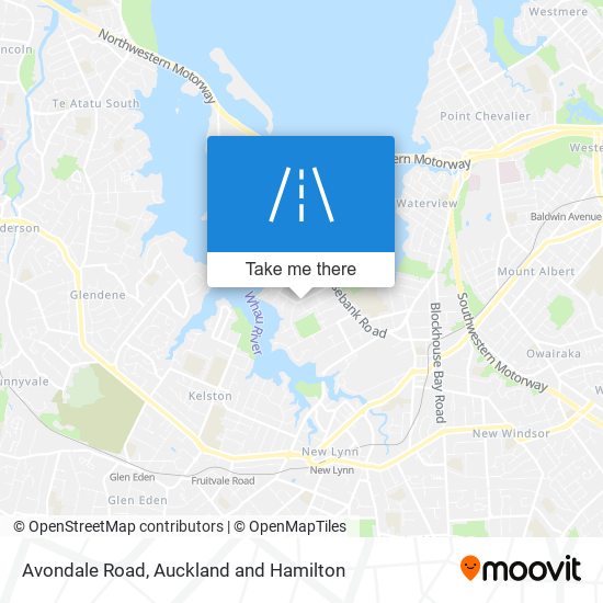 Avondale Road map