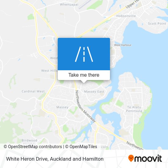 White Heron Drive map