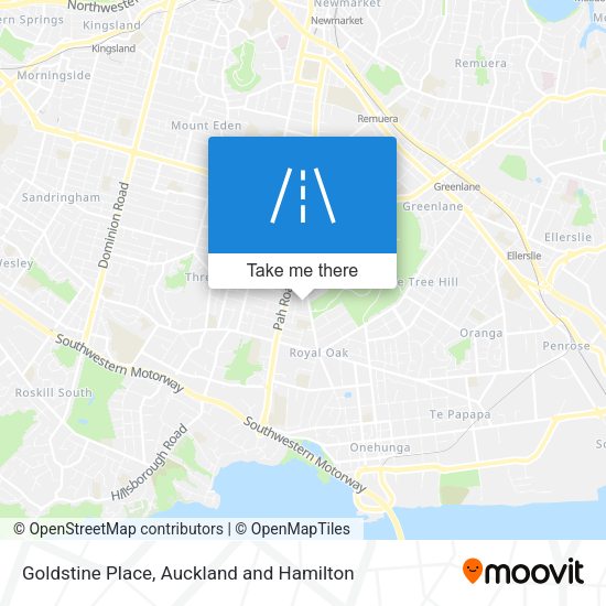 Goldstine Place map