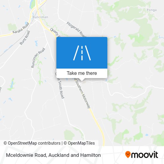 Mceldownie Road map