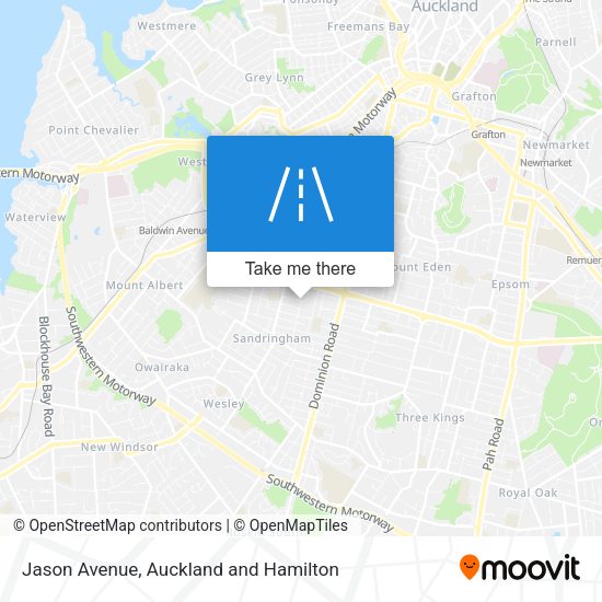 Jason Avenue map