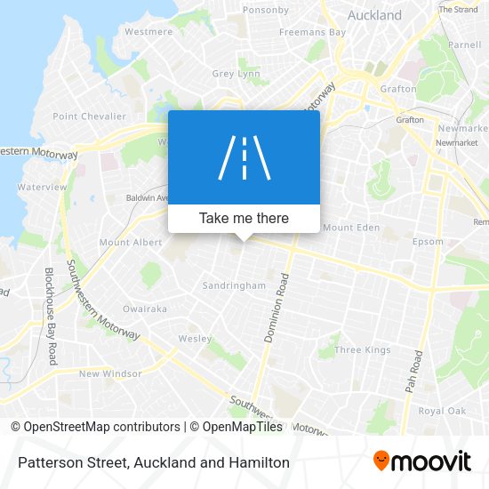 Patterson Street map