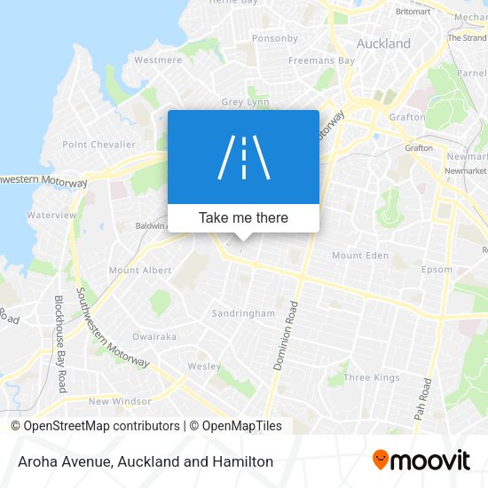 Aroha Avenue map