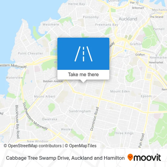 Cabbage Tree Swamp Drive map