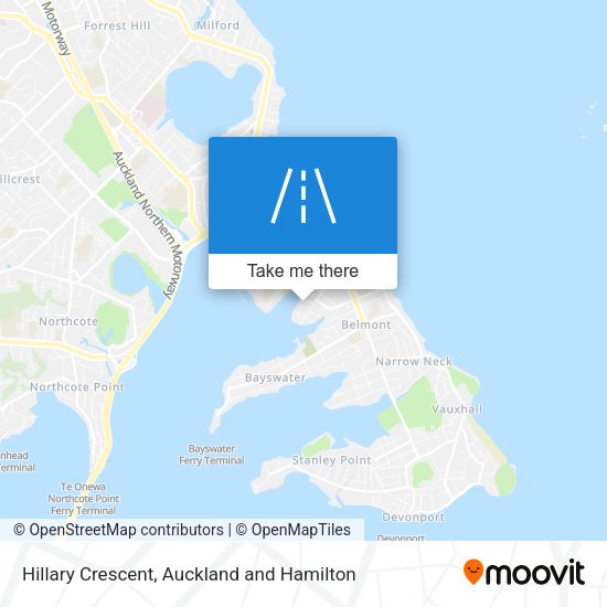 Hillary Crescent map