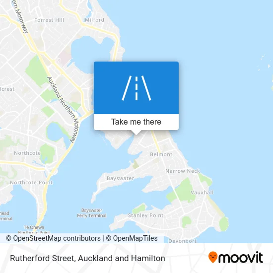 Rutherford Street map