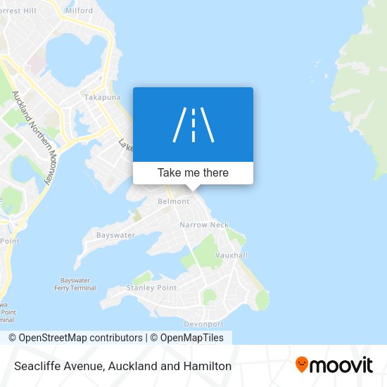 Seacliffe Avenue map