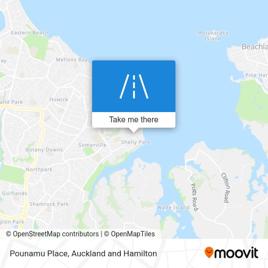 Pounamu Place map