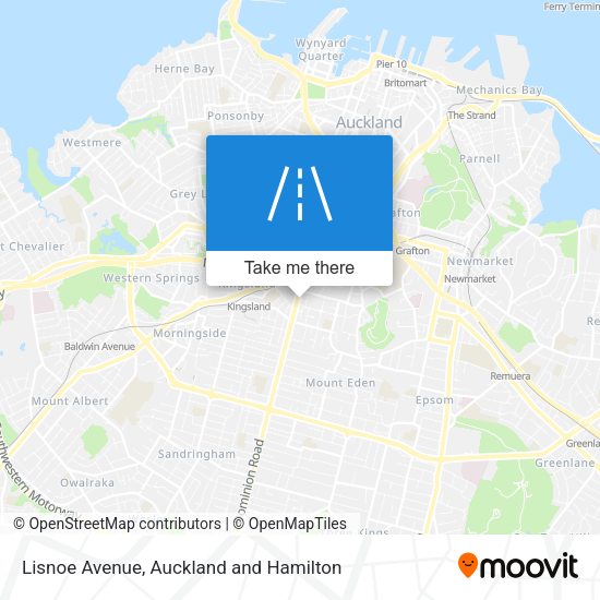 Lisnoe Avenue map