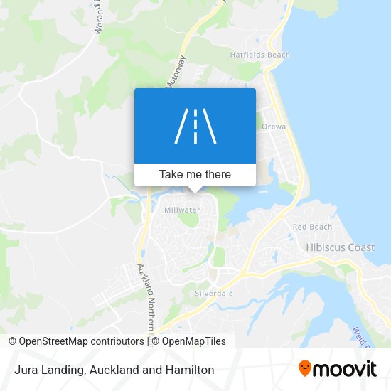 Jura Landing map