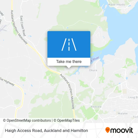 Haigh Access Road map