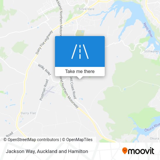 Jackson Way map