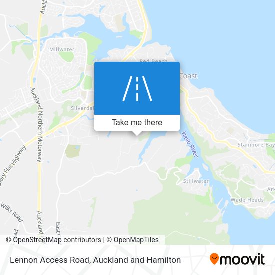 Lennon Access Road map