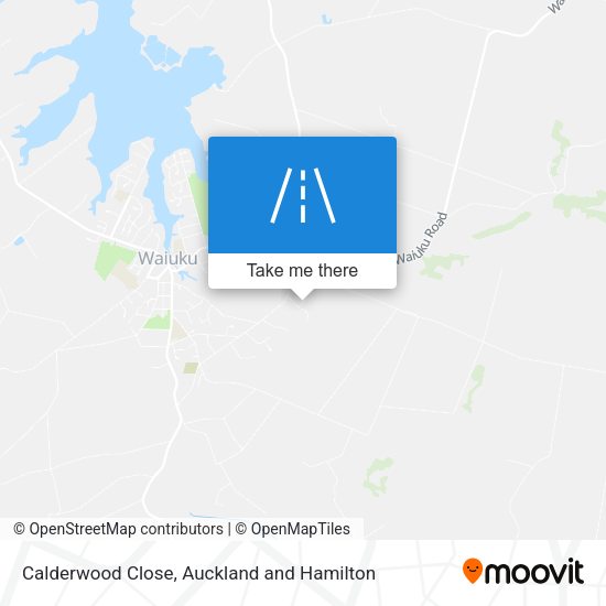 Calderwood Close map