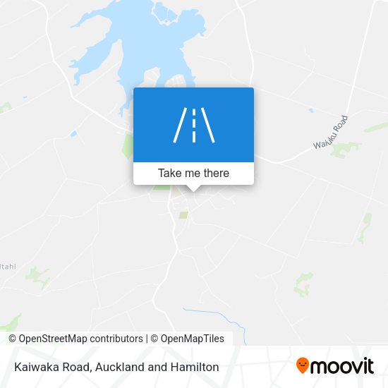 Kaiwaka Road map