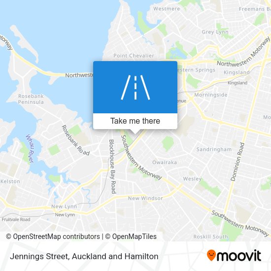 Jennings Street map