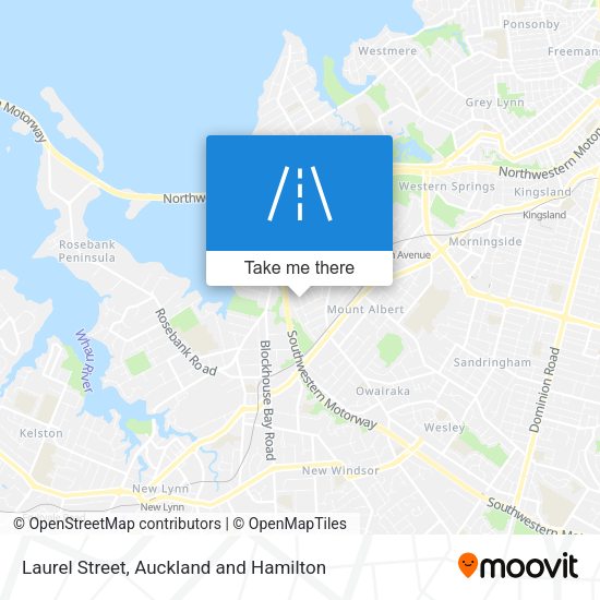 Laurel Street map